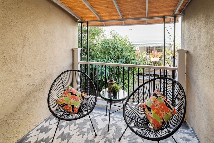 primary bedroom balcony