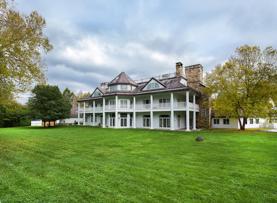 house for sale malvern colonial mansion exterior rear