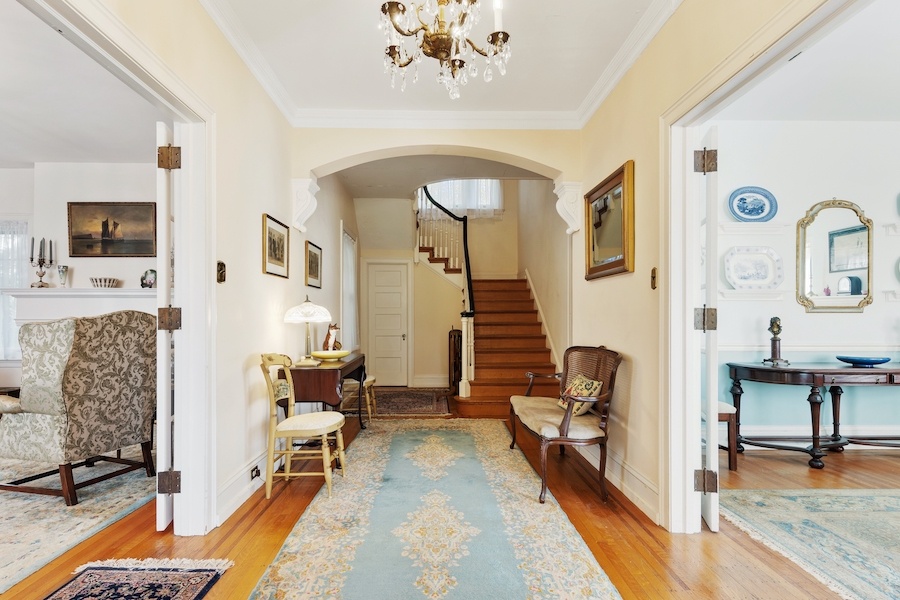 house for sale moylan italianate colonial foyer
