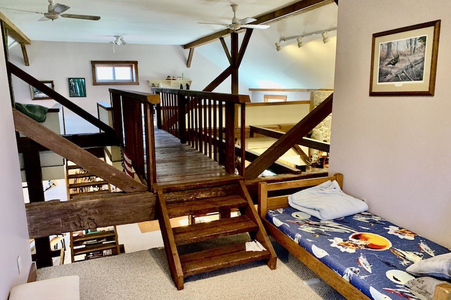 house for sale pleasant mount log farmhouse small loft
