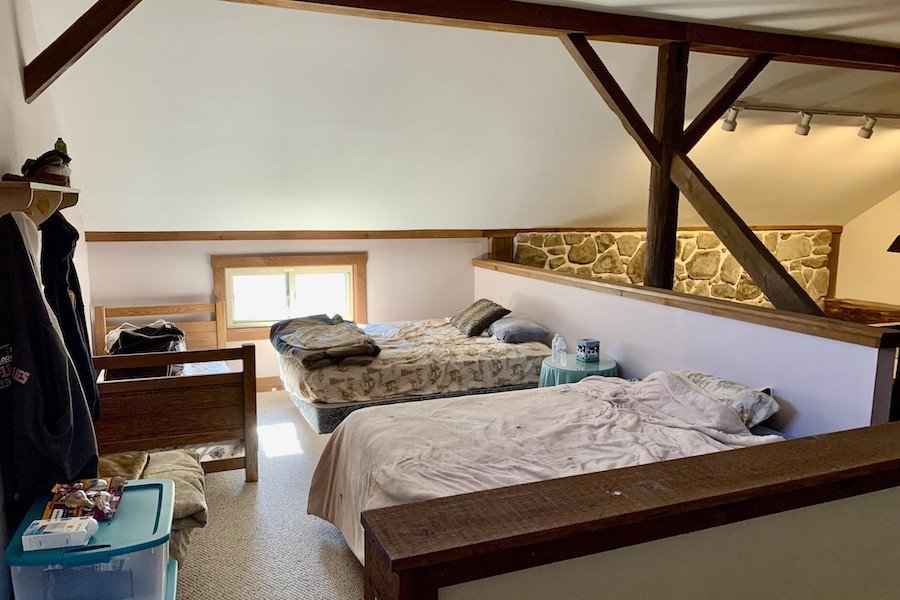 house for sale pleasant mount log farmhouse large sleeping loft