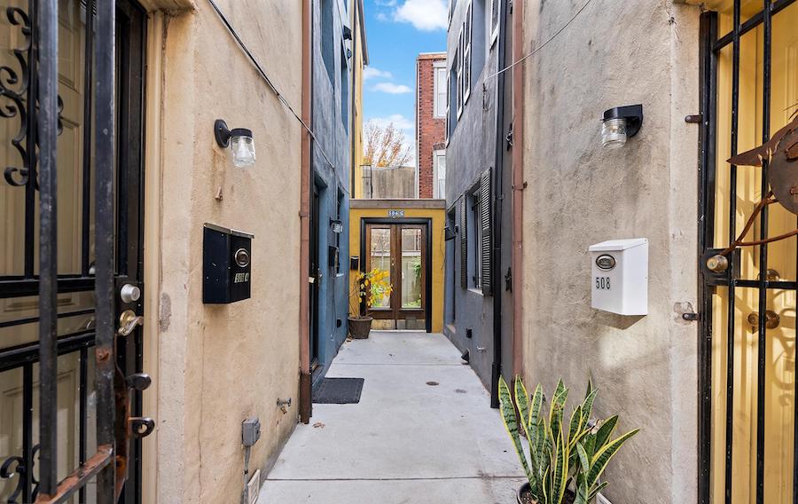 view of alley