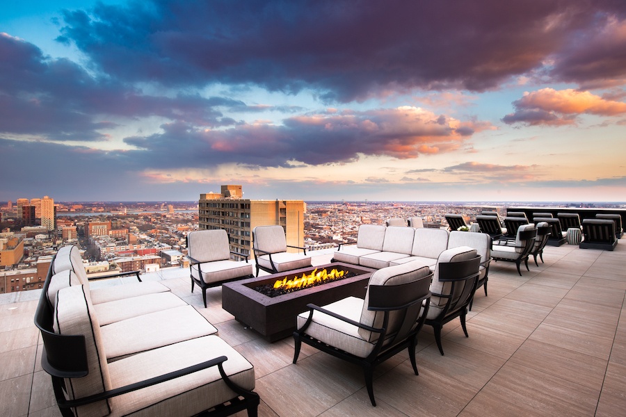 rooftop lounge