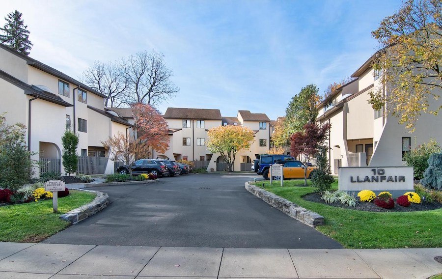 condo for sale ardmore contemporary community entrance