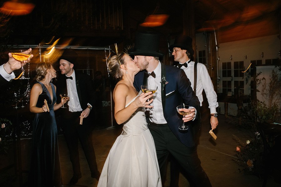 New Year's Eve kiss