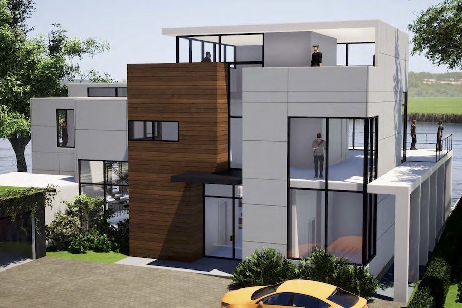 house for sale new hope custom modern main street elevation