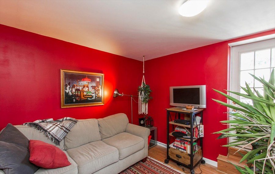 third-floor rear bedroom
