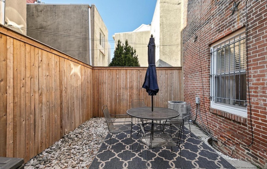 rear patio