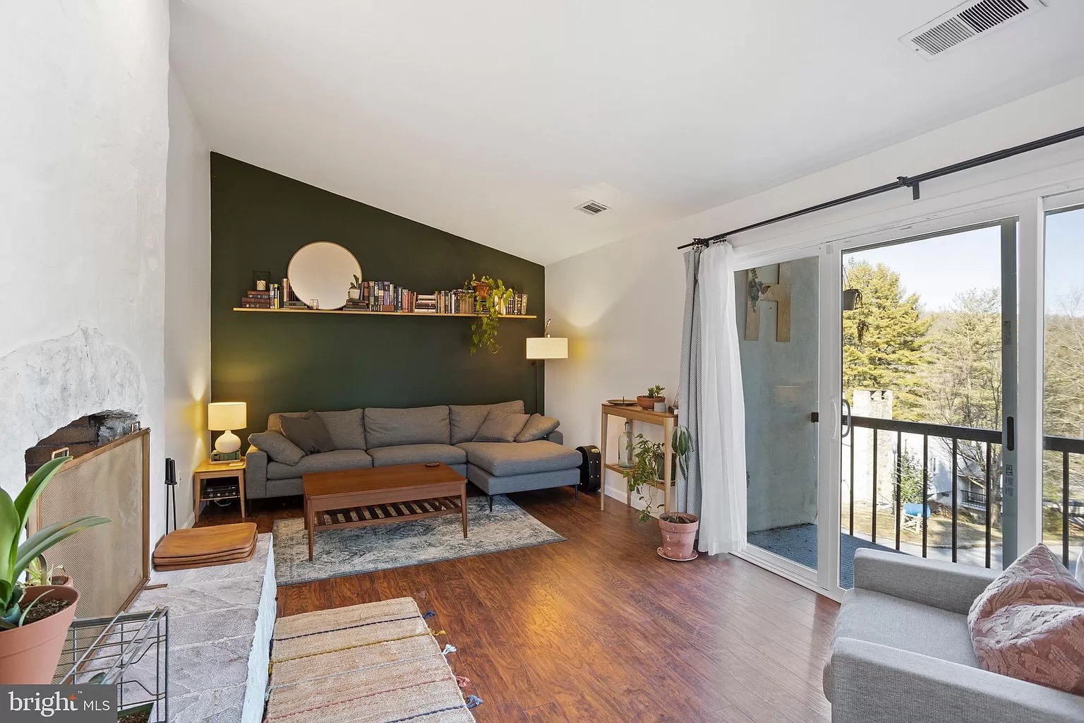 condo for sale newtown square starter living room