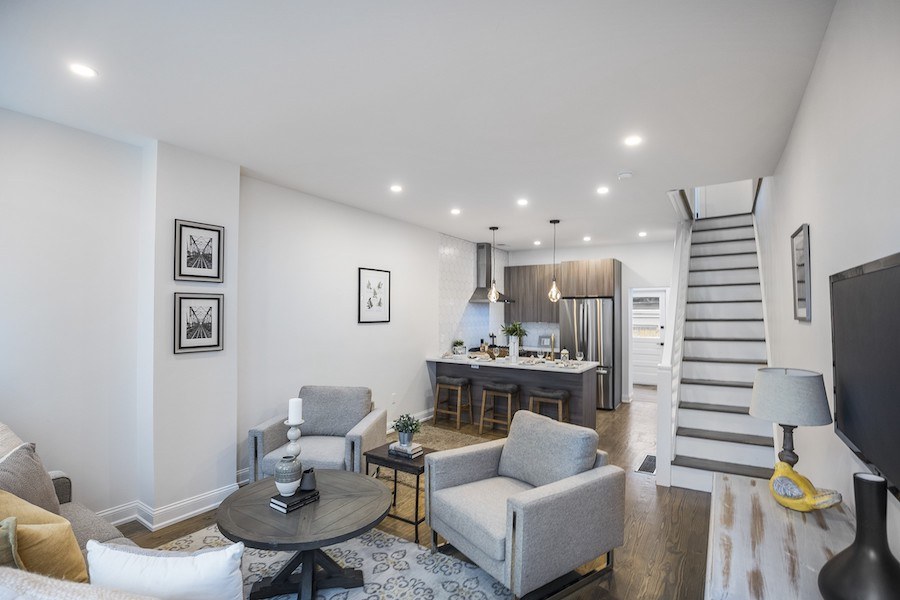 house for sale manayunk renovated workingman's rowhouse main floor