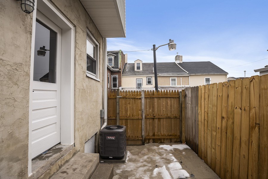 rear patio