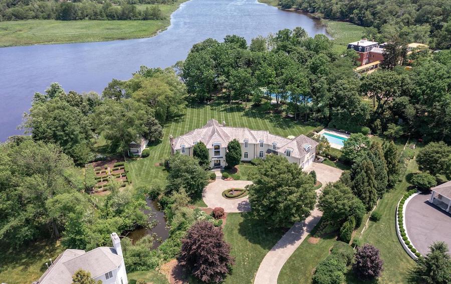house for sale moorestown norman manor aerial view