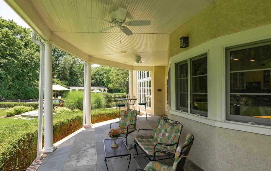 rear porch