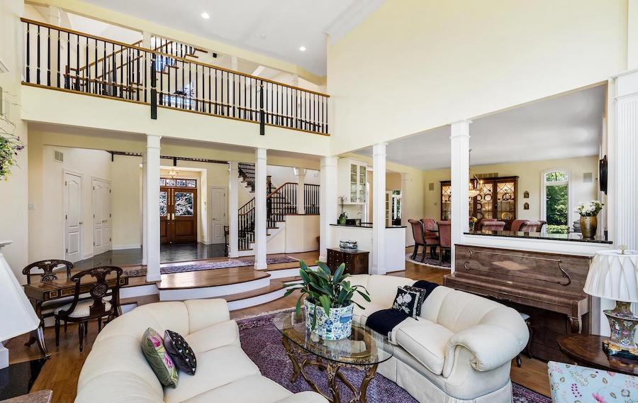 house for sale moorestown norman manor living room