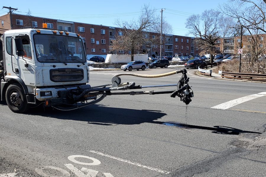 the pothole killer, a machine designed to fix philadelphia potholes