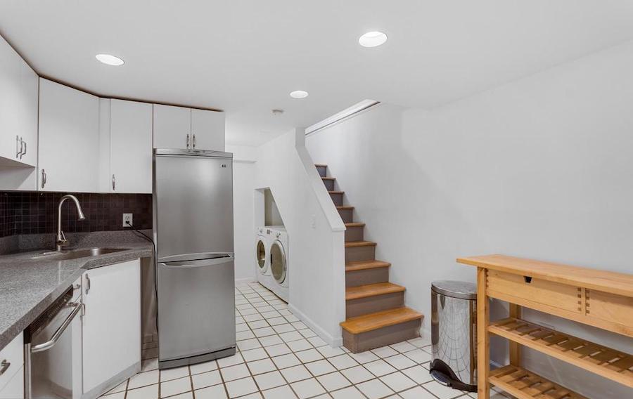 kitchen and laundry room