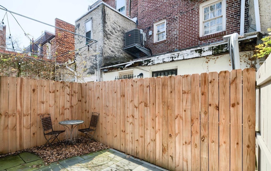 rear patio
