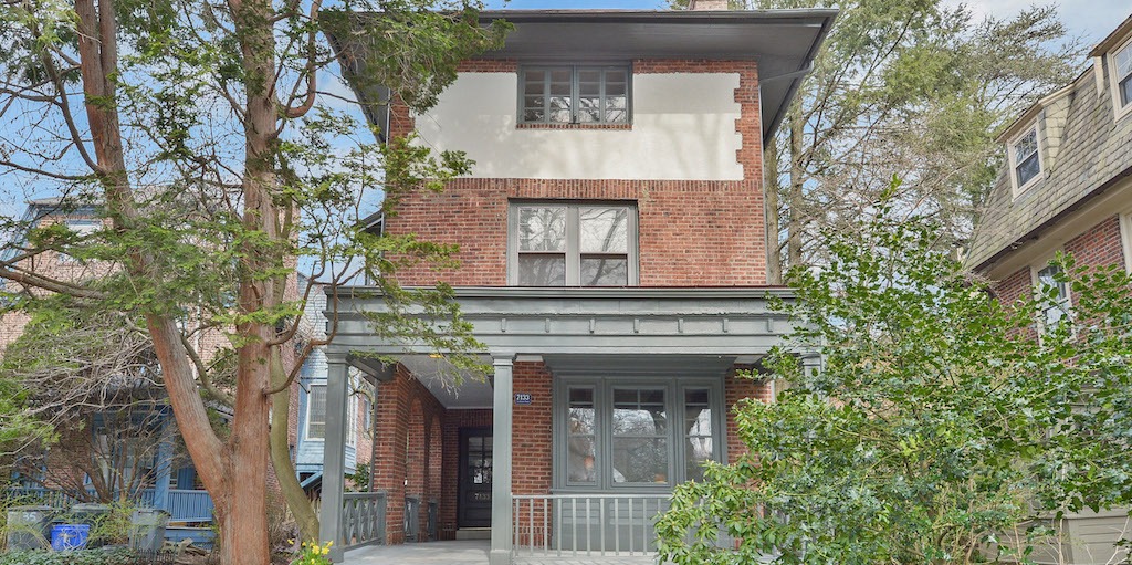 house for sale mt. airy eclectic exterior front