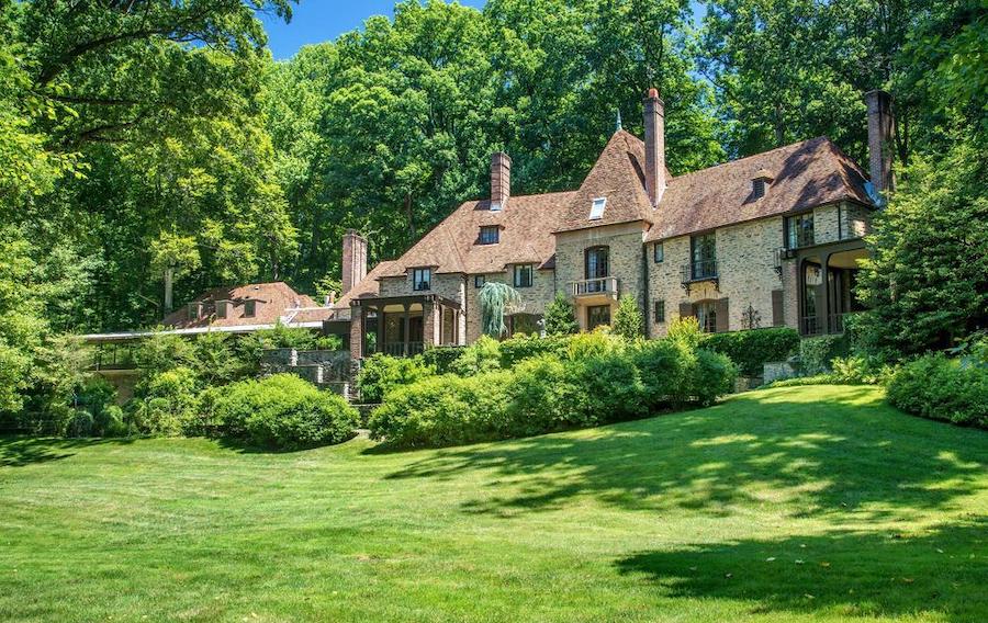 exterior rear and backyard