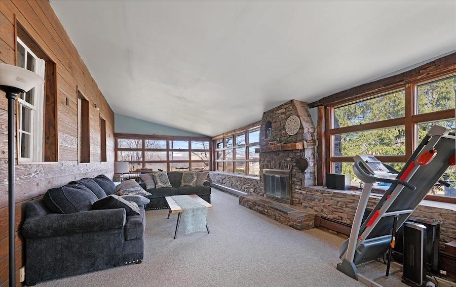 house for sale telford stone farmhouse sunroom