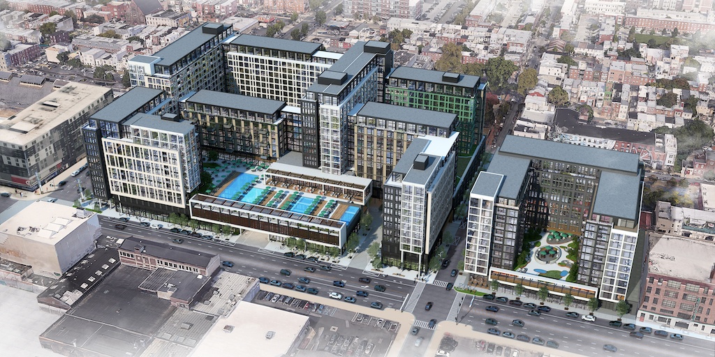 initial rendering of finished development