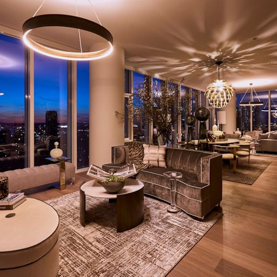 great room at night