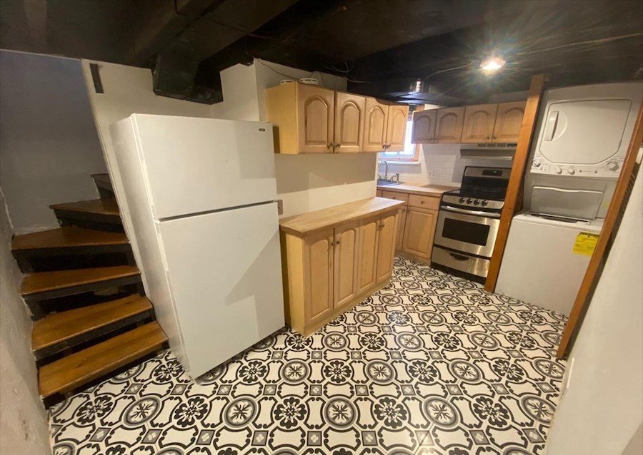 kitchen in one of the units