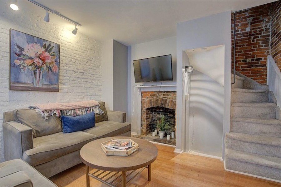 house for sale queen village trinity quartet unit living room