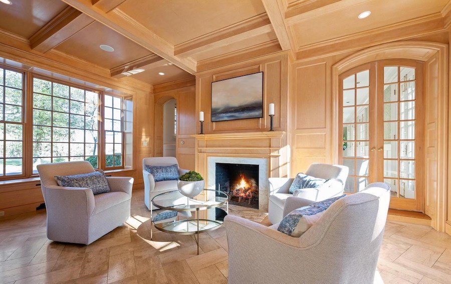 house for sale villanova norman mansion sitting room