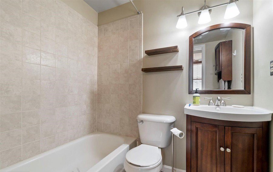 second-floor bathroom