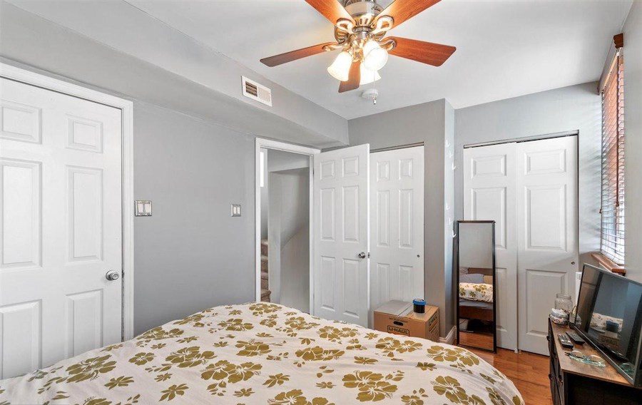 second-floor bedroom