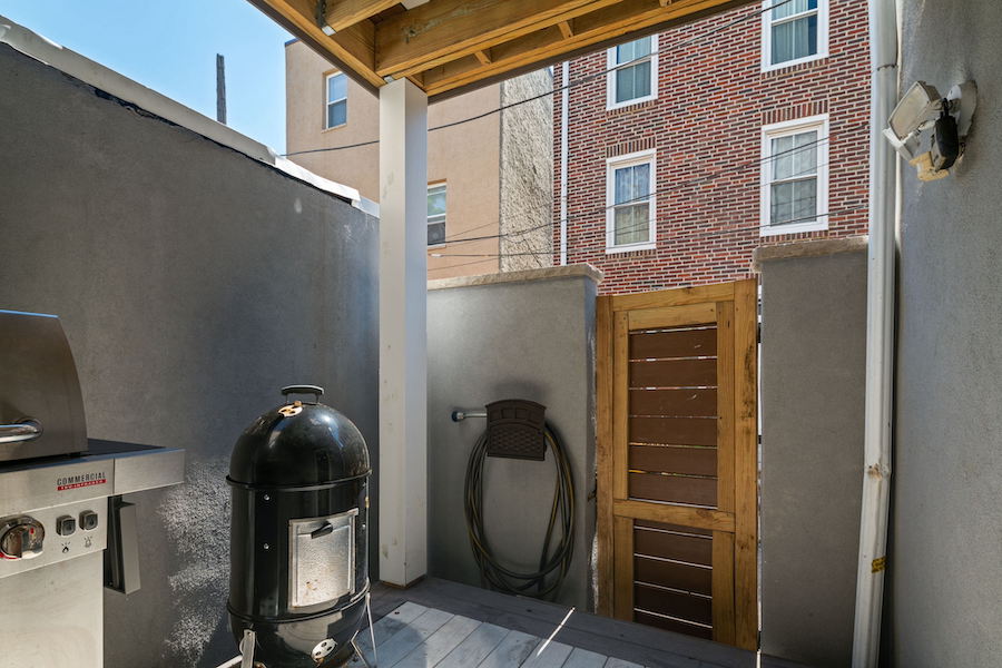rear patio