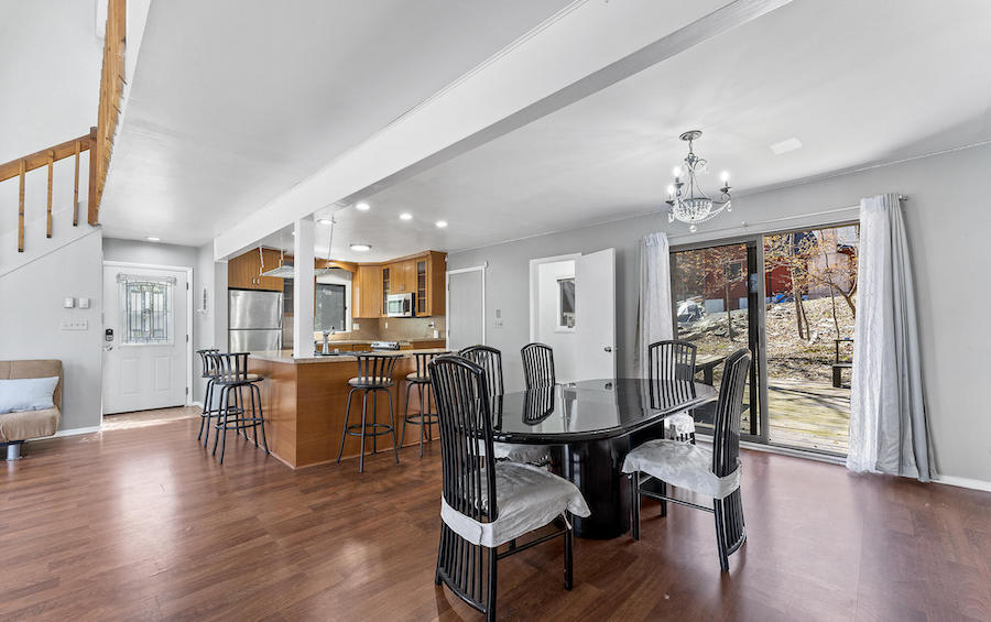house for sale bushkill hillside contemporary dining room