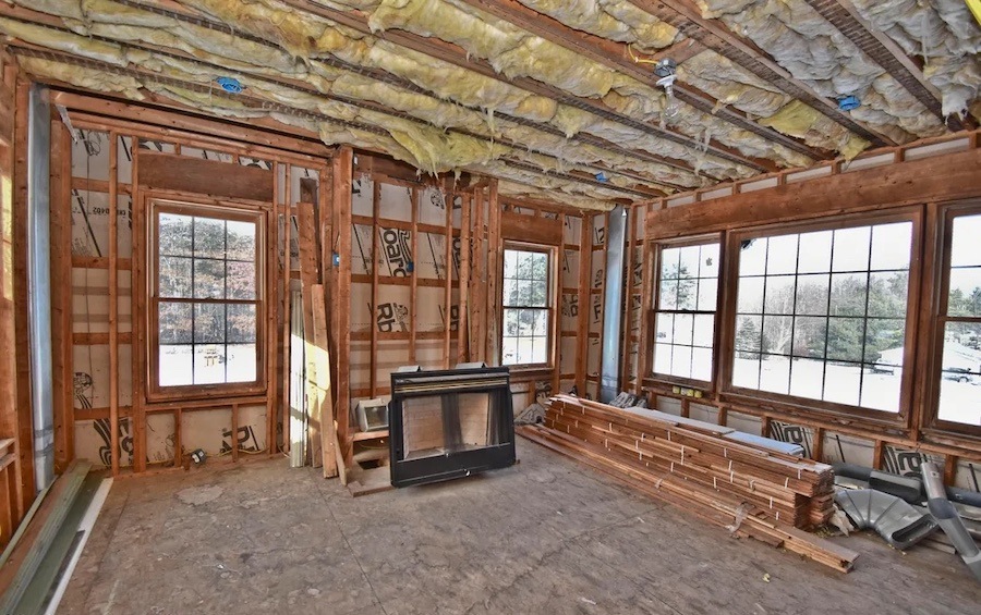house for sale unfinished Cresco Victorian bedroom