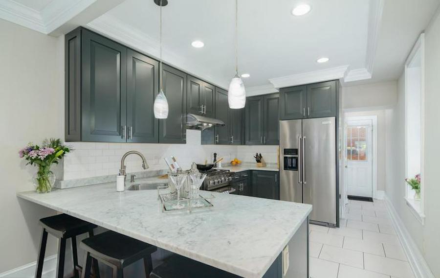 house for sale fairmount gilded age rowhouse kitchen