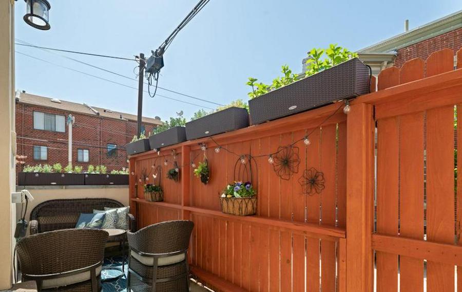 rear patio
