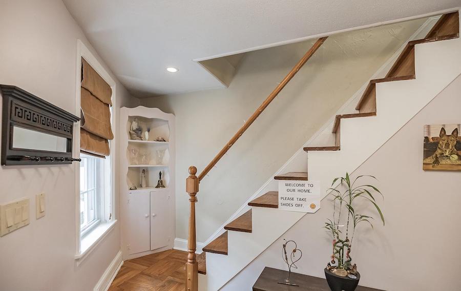 house for sale fairmount updated trinity staircase in foyer