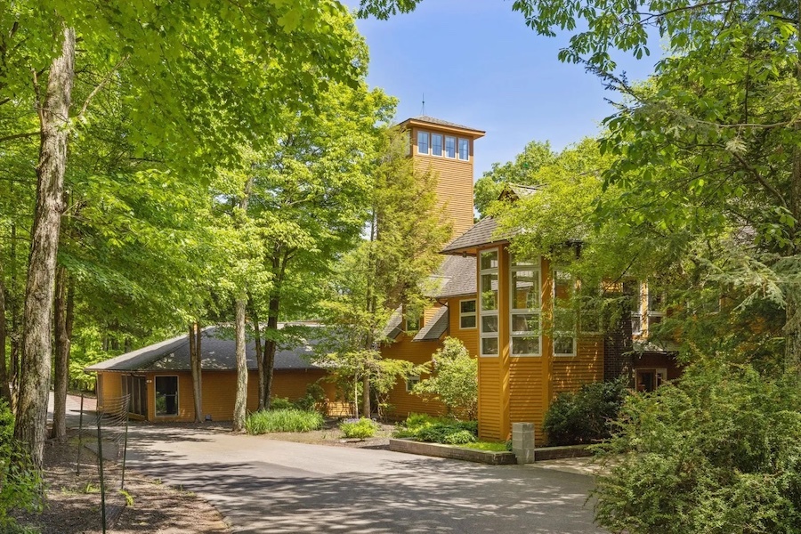 house for sale henryville contemporary mansion exterior front