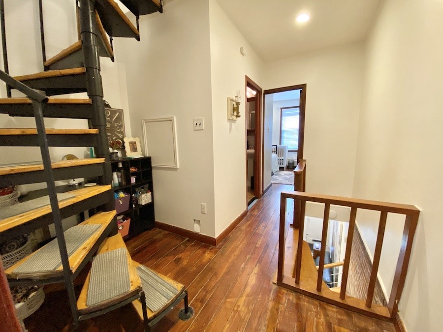 second-floor hallway