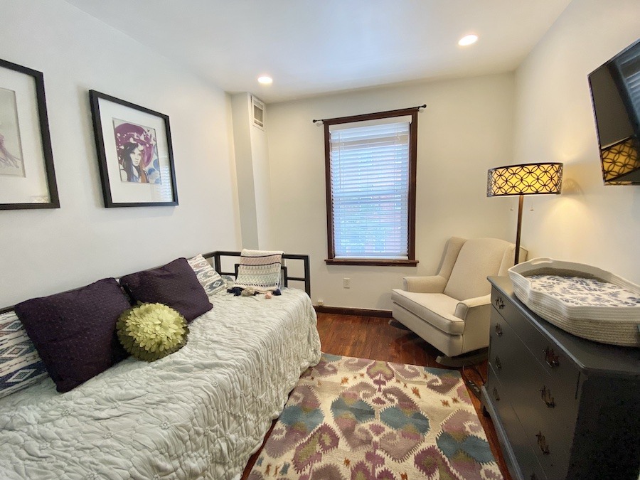 second-floor rear bedroom
