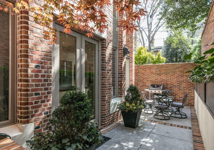 rear patio