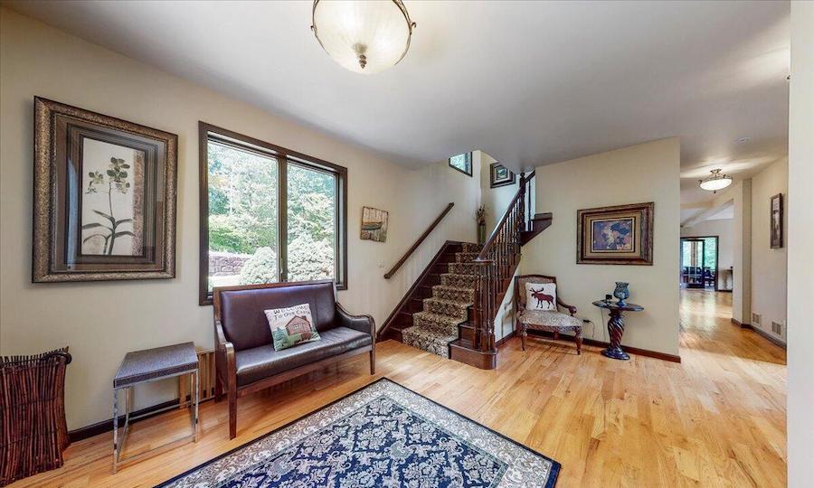 house for sale lake wallenpaupack traditional contemporary foyer