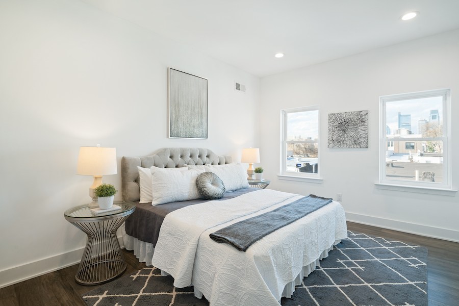 third-floor rear bedroom