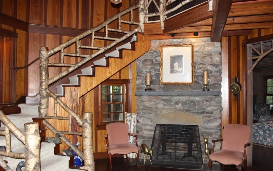 house for sale buck hill falls traditional foyer