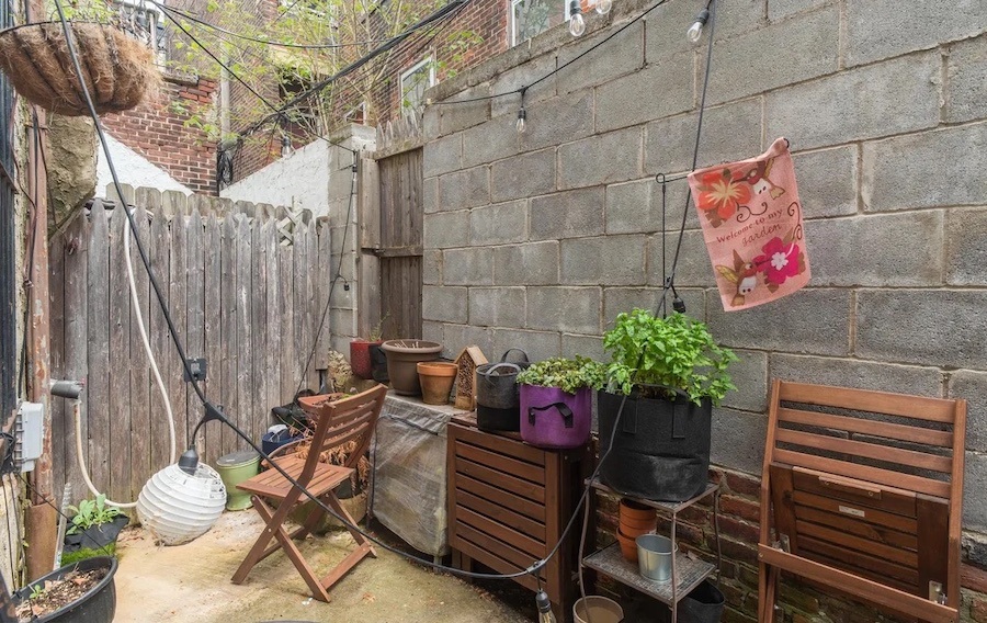 rear patio