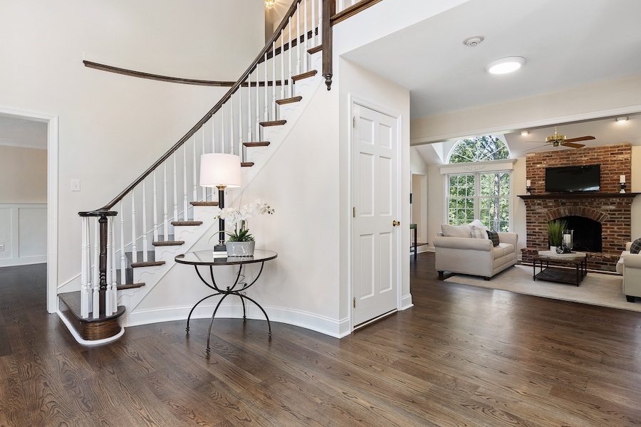 house for sale springton lake colonial foyer