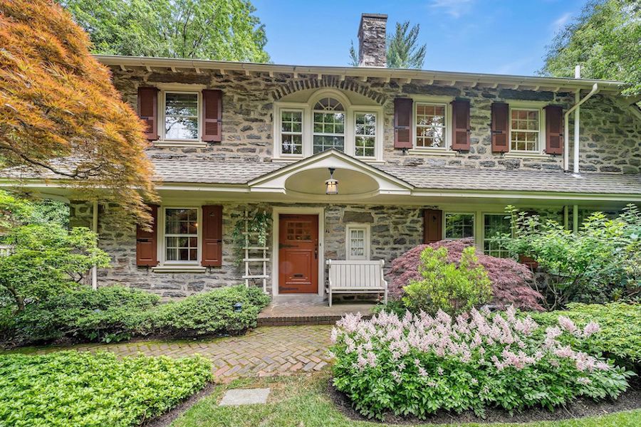house for sale mt. airy renovated colonial exterior front