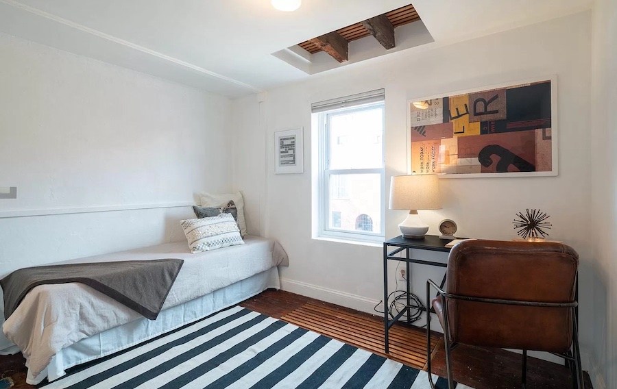 second-floor bedroom