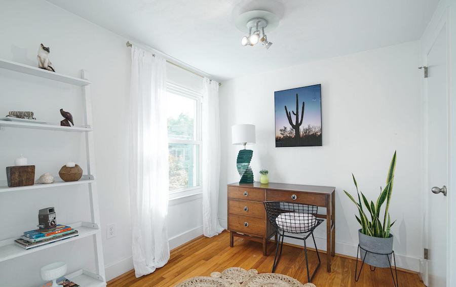 third-floor rear bedroom