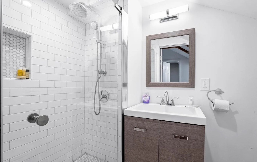 second-floor bathroom